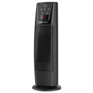 Lasko Ceramic Tower Heater with Remote - Black