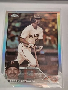 2023 Topps Chrome #91 Bryan Reynolds Sepia Refractor Pittsburgh Pirates - Picture 1 of 2