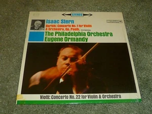 Isaac Stern Bartok Viotti Philadelphia Orch Ormandy Columbia MS 6277 Stereo LP - Picture 1 of 7