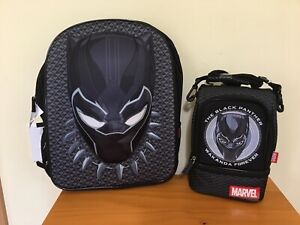 NWT Disney Store Black Panther Backpack Lunch Box Set Tote Bag School Avenger