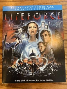 Lifeforce (Blu-ray/DVD, 2013) Out of Print - with Very Rare Slipcover! New! Sexy - Imagen 1 de 11
