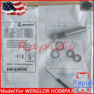 NUOVO interruttore sensore fotoelettrico per Wenglor HO08PA3 10-30VDC PNP 4 pin - Foto 1 di 7