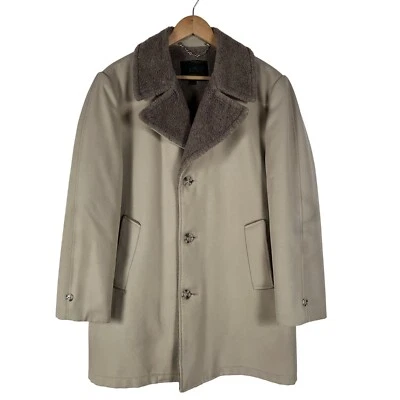 Abrigo de invierno de colección Fellini Sherpa forrado de piel sintética talla 40R Foto 1 de 4