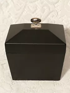 Decorative Trinket Key Holder Storage Box Black Home Decor tblap1 - Picture 1 of 12