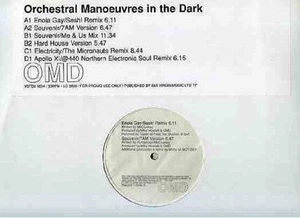 OMD The OMD Remixes - UK Dj 2 x12" - Picture 1 of 1