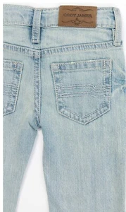 NWT CODY JAMES TODDLER BOYS' LIGHT WASH PIONEER SLIM STRETCH BOOTCUT JEANS SZ 6 - Picture 1 of 2
