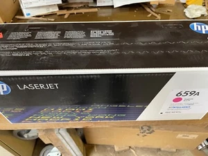 HP 659A MAGENTA W2013A BRAND NEW AND GENUINE IN SEALED RETAIL BOX. W2013A 659A - Afbeelding 1 van 4