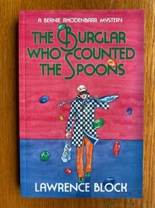 Lawrence Block Burglar Who Counted the Spoons 1st ed SIGNED Tradepaper SC Fine - Imagen 1 de 5