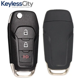 3-Button Flip Key Fits 2015-2022 Ford / PN: 164-R8130 / N5F-A08TAA (AFTERMARKET) - Picture 1 of 4