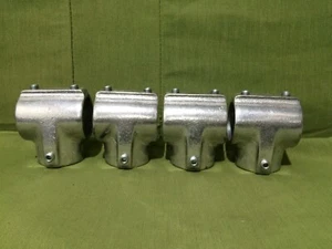 SPEED RAIL 5G 4 Pk Hollaender Structural Tee Pipe Fitting Aluminum 1.25" 1 1/4" - Picture 1 of 10
