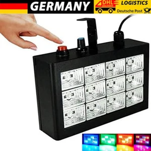 3 Modi LED Lichtorgel Lauflicht Disco Party DJ Bühne Farbwechsler Lichteffekt - Bild 1 von 12