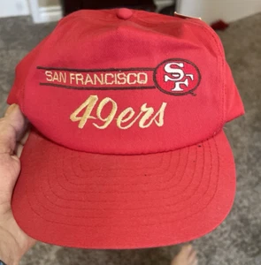 San Francisco 49ers Mütze rot Snapback Annco NFL Football Cap VINTAGE nie getragen! - Bild 1 von 8