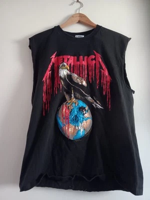 METALLICA 1994 PUSHEAD Nowhere Else To Roam Eagle TOUR METAL shirt  VINTAGE RARE - Image 1 of 3