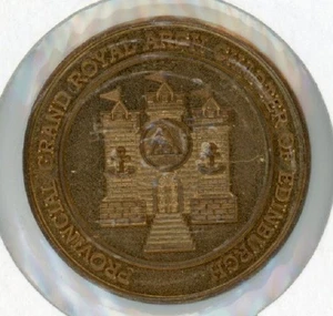 PROVINICAL GRAND ROYAL ARCH CHAPTER OF EDINBURGH MASONIC PENNY TOKEN - Picture 1 of 2