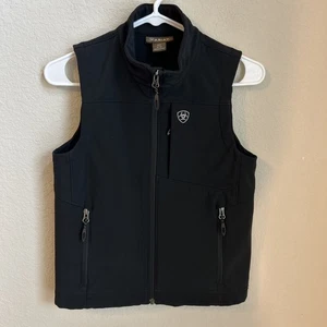 Ariat Boy’s S (8) Vernon 2.0 Softshell Water Resistant Black Vest  - Picture 1 of 7