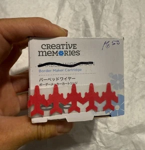 NEW Creative Memories AIRPLANE Border Maker Cartridge Punch BMC RARE RETIRED - Picture 1 of 2