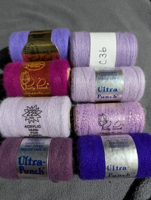 8 Skeins Of Purples Embroidery Thread - Image 1 of 2
