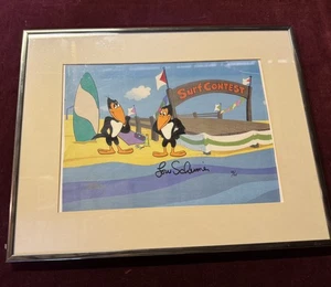 Heckle and Jeckle Animation Cel Vintage TV cartoon Filmation Signed Lou Scheimer - Picture 1 of 5