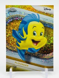 FLOUNDER /50 - SSP GOLD MINI DIAMOND REFRACTOR #60 - 2025 Topps Chrome DISNEY - Picture 1 of 3