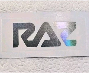 RAZ Einweg-Aufkleber, 1"×3" Aufkleber - Bild 1 von 2