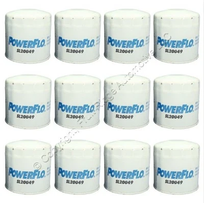 Filtro de aceite de motor PowerFlo SL20049 para 1977-87 Regal C G K P R V 1970-97 paquete de 12 Foto 1 de 4