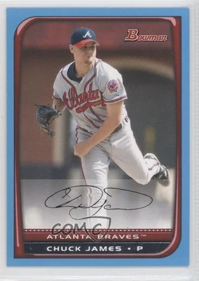 2008 Bowman Blue /500 Chuck James #161 - Image 1 of 2