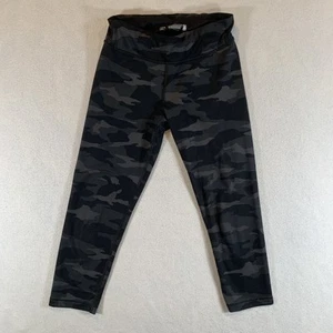 ATHLETA GIRL Leggings Girls XL/14 Camo Gray/Black Stretch Yoga Ankle - Picture 1 of 6