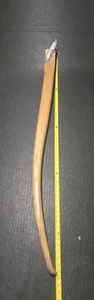 Oak Sailboat Tiller Handle 54' w/ Stainless Steel Strap - Picture 1 of 4