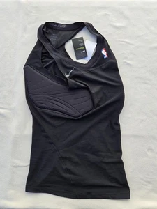 NBA Padded Compression Shirt Mens 2XL Black Basketball Nike Pro Hyperstrong NWT - Picture 1 of 12