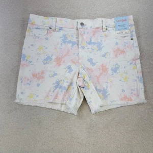 Cat & Jack Girls Tie-Dye Denim Shorts, Large 14/16 Plus, NEW! 💜 - Picture 1 of 10