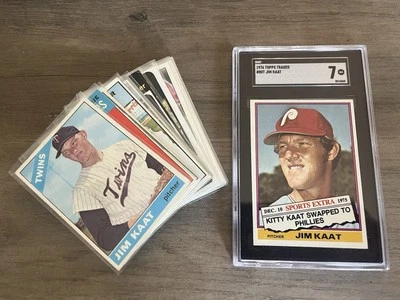Lote Jim Kaat con Topps 1976 calificado SGC. Foto 1 de 4