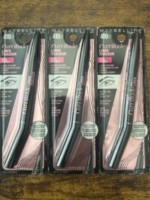 Maybelline New York Curvitude Liquid Eye Liner Traceur # 410 Black 3 Pack - Image 1 of 3