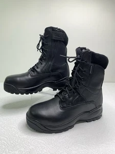 5.11  8" Tactical Boots Black Men Sz 7.5 Style 12026 Side Zip Police in Box - Picture 1 of 21