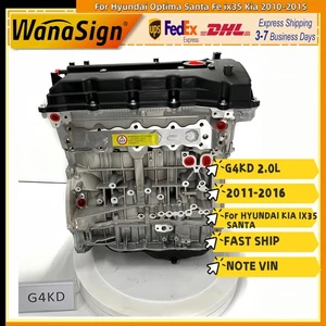 G4KD 2.0L Long Block Bare Engine For Hyundai Optima Santa Fe ix35 Kia 2010-2015 - Picture 1 of 10