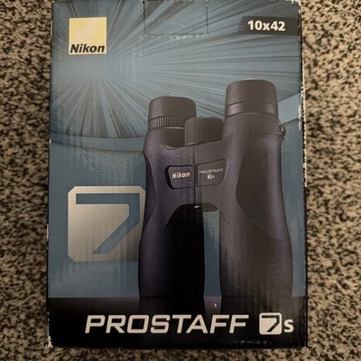 Nikon 16003 PROSTAFF 7S 10x42 Compact Binocular - Black - Image 1 of 4