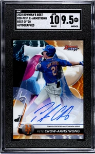 2020 Bowman's Best PETE CROW-ARMSTRONG Best Of '20 Autograph #B20-PC SGC 9.5 - Picture 1 of 2