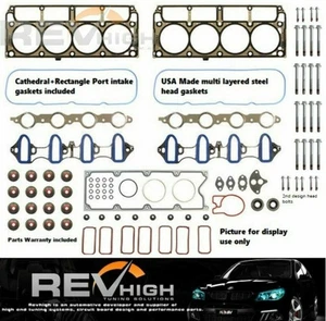 Head Bolts Studs MLS Valve Regrind Kit set Holden Redline VE SS SSV V8 L98 L77 L - Bild 1 von 1
