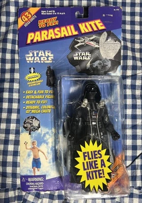 Star Wars Darth Vader 1997 Cometa Parasail Figura ToyBiz Spectra Estrella Sellada  Foto 1 de 2