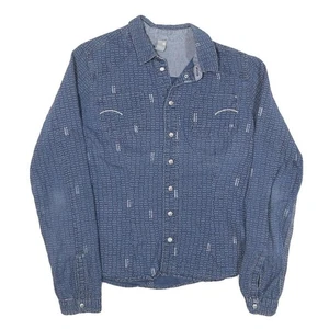 G-STAR Damen Hemd blau Baumwollmischung XS Knopfleiste leicht Freizeit - Bild 1 von 6