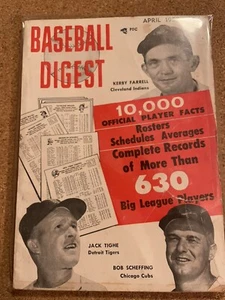 VTG Baseball Digest April 1957 Kerby Farrell, Jack Tighe, Bob Scheffing - Picture 1 of 2