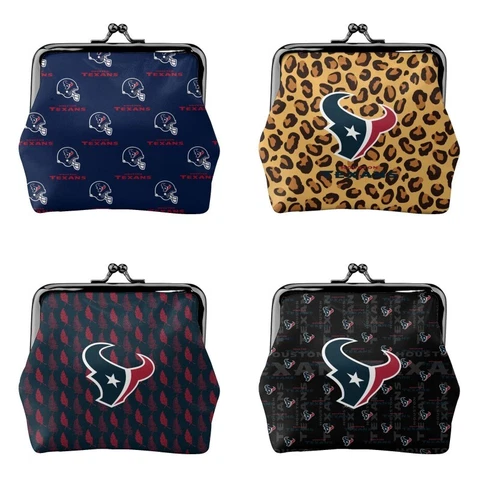 Houston Texans Fans Mini Coin Purse Change Purse Coin Bag Women's Wallet Cover