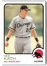 2022 Topps Heritage Minor League #40 Wes Kath
