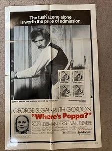 1970 Where's Poppa? Original Full One Sheet Movie Poster - Picture 1 of 5