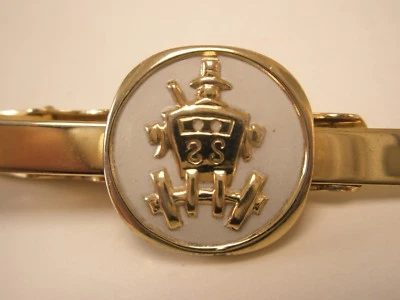 Clip de barra de corbata ANSON vintage con ruedas de dibujos animados robot Foto 1 de 4