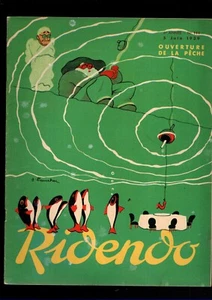 RIDENDO N° 111. Juin 1939. Ouverture de la pêche. Revue gaie pour le médecin - Picture 1 of 1