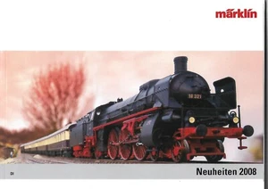 Märklin Neuheiten 2008, Kataloge mit 160 + 16 + 24 Seiten - Bild 1 von 3