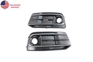 For 2018- 2020 Q5 BASE front bumper cover side grille bezel insert trim 2ps set - Bild 1 von 7