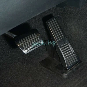 Para Ford Explorer 2020-2025 Negro Freno Gas Pedal Cubierta Tapa Accesorios - Imagen 1 de 6