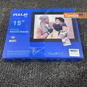 Fullja F15 15" Digital Photo Fames - Picture 1 of 11