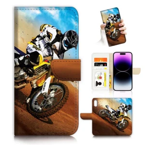 ( For Optus X Sight 3 ) Wallet Flip Case Cover AJ26425 Motor Bike - Picture 1 of 7